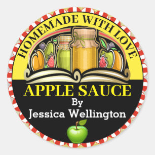 Made with Love Food Sticker