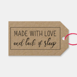 Made with Love Funny Cadeaulabel