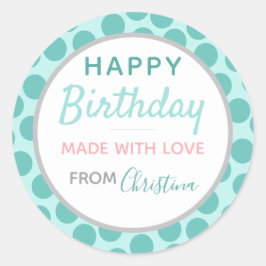 Made with Love Happy Birthday Sticker (20)