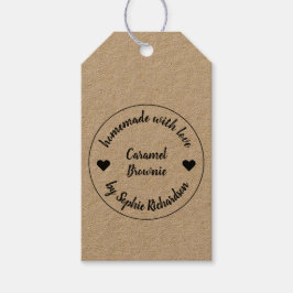 Made with Love | Homemade Baking Koking Heart Cadeaulabel