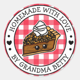 Made with Love, Homemade Pecan Pie Gift Labels