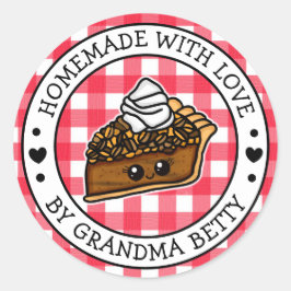 Made with Love, Homemade Pecan Pie Gift Labels