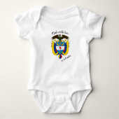 Made with Love in Colombia / Colombiaanse vlag Romper (Voorkant)