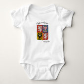 Made with Love in Czech Republic / Czech flag Romper (Voorkant)