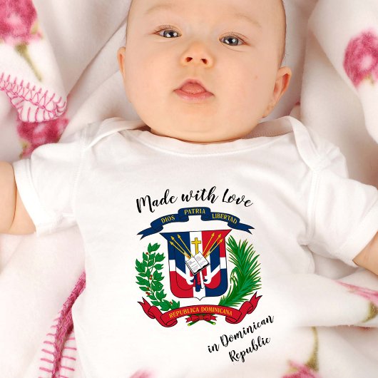 Made with Love in Dominicaanse Republiek / vlag Romper
