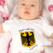 Made with Love in Germany/German flag Romper