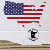 Made with Love in Minnesota, Small Business, Rubberstempel