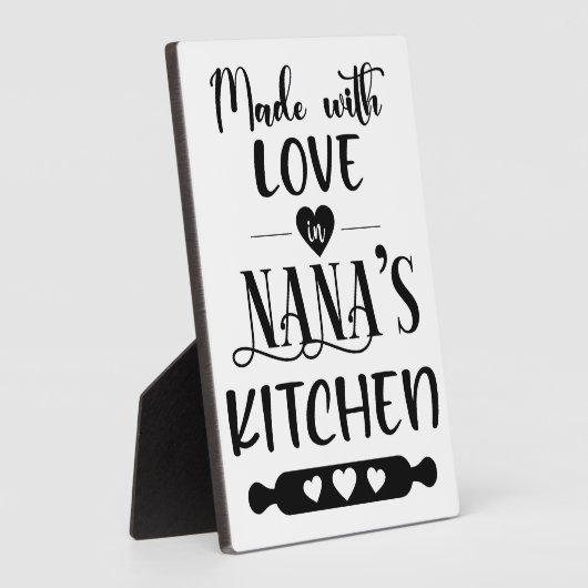 Made with Love in Nana's Kitchen Fotoplaat (Zijkant)