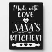 Made with Love in Nana's Kitchen Fotoplaat (voorkant)