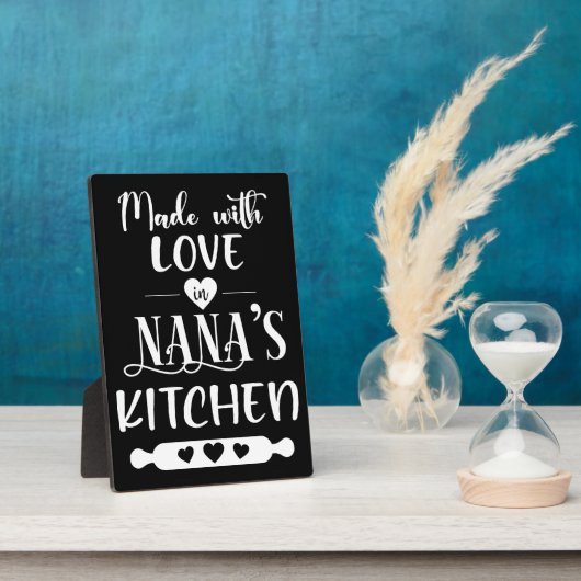 Made with Love in Nana's Kitchen Fotoplaat (Zijkant)
