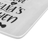 Made with Love in Nana's Kitchen Snijplank (Hoek)