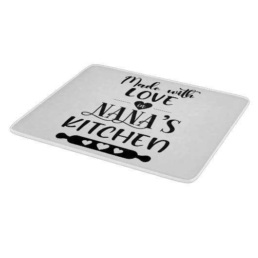 Made with Love in Nana's Kitchen Snijplank (Hoek)