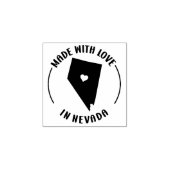 Made with Love in Nevada, Small Business, Rubberstempel (Afrduk)