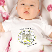 Made with Love in New Mexico / flag, State USA Romper