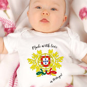 Made with Love in Portugal / Portugese vlag Romper