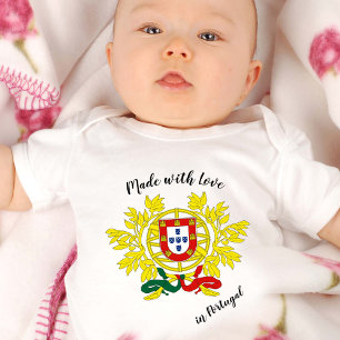 Made with Love in Portugal / Portugese vlag Romper