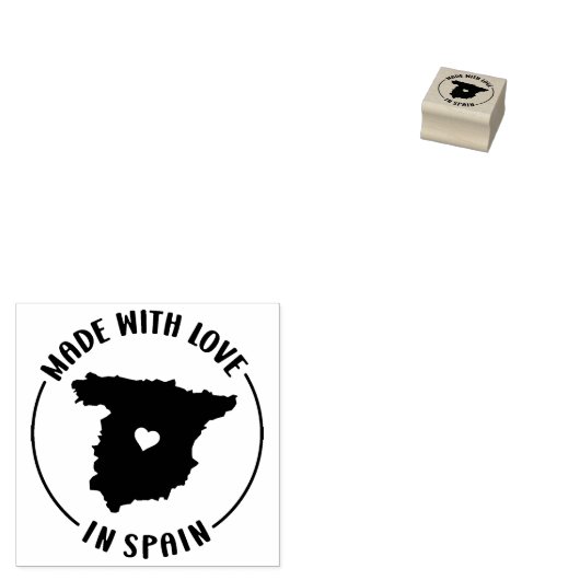 Made with Love in Spain, Small Business, Rubberstempel (Gestempeld)