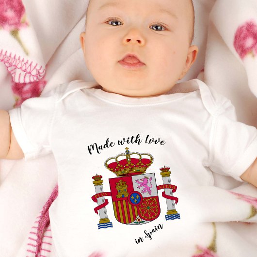 Made with Love in Spain / Spaanse vlag Romper