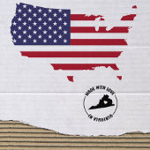 Made with Love in Virginia, Small Business, Rubberstempel