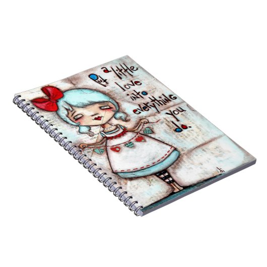 Made with Love - notebook Notitieboek (Rechterzijde)