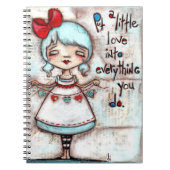Made with Love - notebook Notitieboek (Voorkant)
