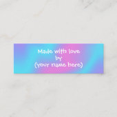 Made with Love Personalized Mini Visitekaartje (Voorkant)