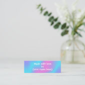 Made with Love Personalized Mini Visitekaartje (Staand voorkant)