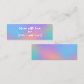 Made with Love Personalized Mini Visitekaartje (Voorkant / Achterkant)