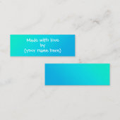 Made with Love Personalized Mini Visitekaartje (Voorkant / Achterkant)