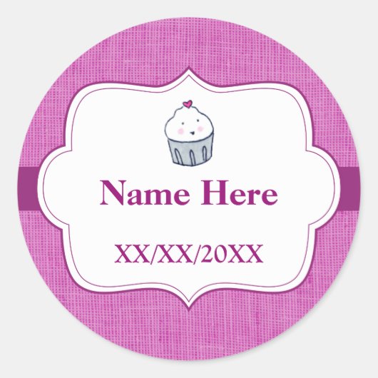 Made with Love Ronde Sticker (Voorkant)