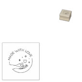 Made with love rubberstempel (Gestempeld)