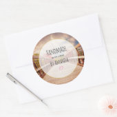 Made with Love Rustic Wooden Bridge in Country Ronde Sticker (Envelop)