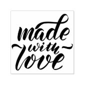 Made With Love Script Design Zelfinktende Stempel (Design)