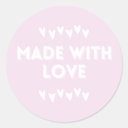 MADE WITH LOVE STICKERS (Voorkant)