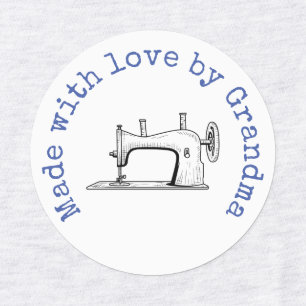 Made with Love van Grandma Iron-On Labels