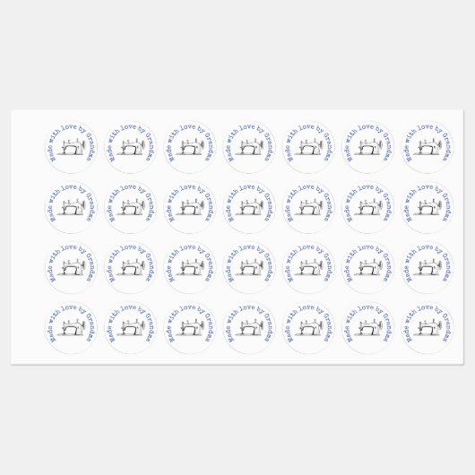 Made with Love van Grandma Iron-On Labels (Vel)