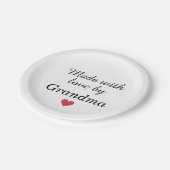 Made with Love van Grandma Papieren Bordje (Gekanteld)