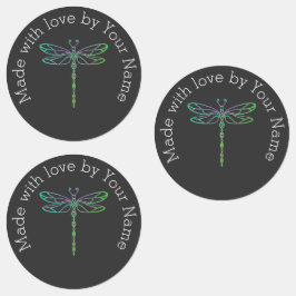 Made with Love van You Dragonfly Waterproof Labels