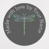 Made with Love van You Dragonfly Waterproof Labels (Design 1)
