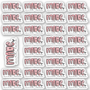 Made with Love - Waterverf Stickers