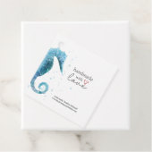 Made with Love | Waterverf Zee Paarden Bedankjes Labels (In situ)