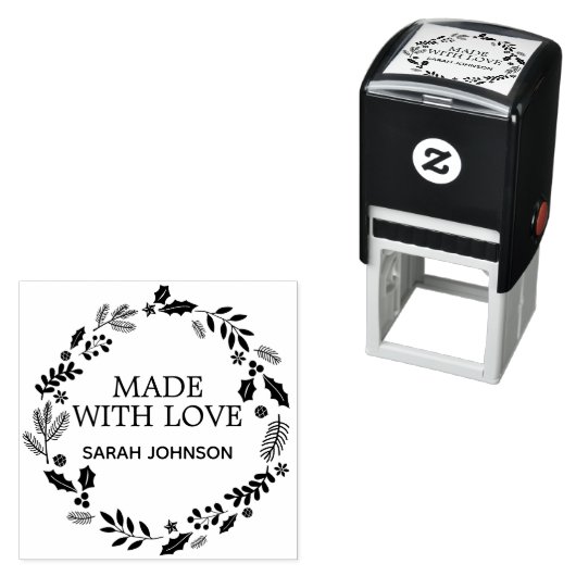 Made with Love Winter Foliage Wreatalized Zelfinktende Stempel (In situ)