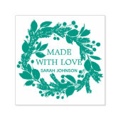 Made with Love Winter Foliage Wreatalized Zelfinktende Stempel (Design)