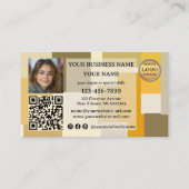 Made with Love Wool Knitting Crafts Visitekaartje (Achterkant)