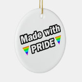 Made with Pride Keramisch Ornament (Rechts)