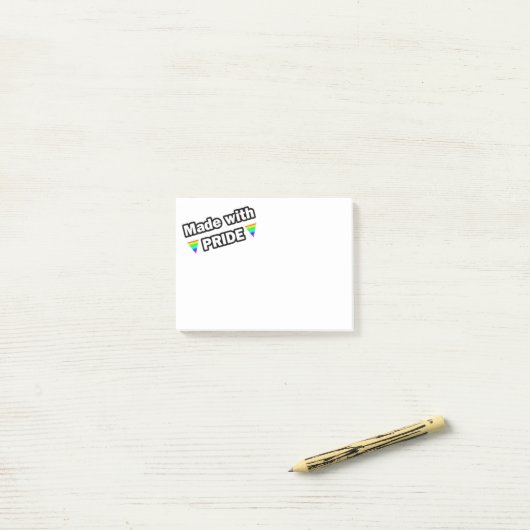 Made with Pride Post-it® Notes (Op bureau)