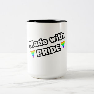 Made with Pride Tweekleurige Koffiemok
