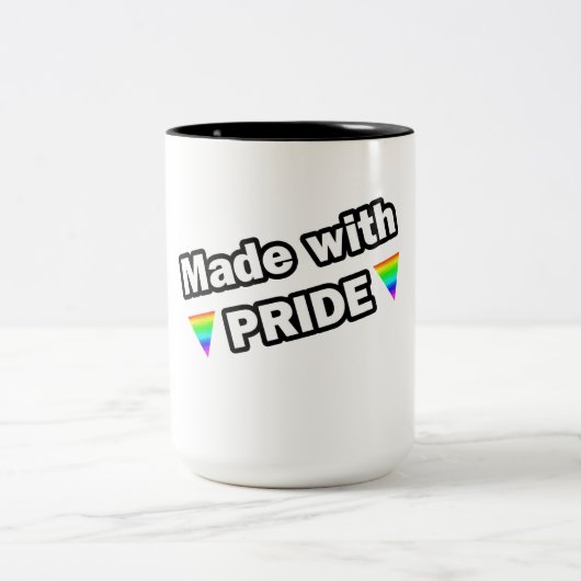 Made with Pride Tweekleurige Koffiemok (Center)