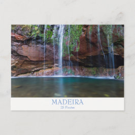 Madeira - 25 Fontes briefkaart met tekst