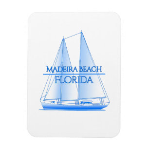 Madeira Beach Coastal Nautical Sailing Sailor Magneet